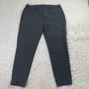 Mack Weldon Pants Mens XXL Asphalt Gray Radius Flex Jogger Stretch Zipped Pocket